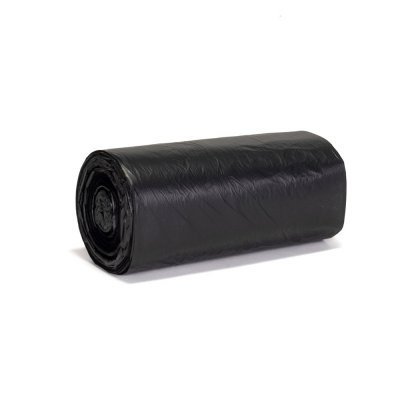 Sac Poubelle 30L Noir PEHD, sac poubelle vue côté , pas chère 